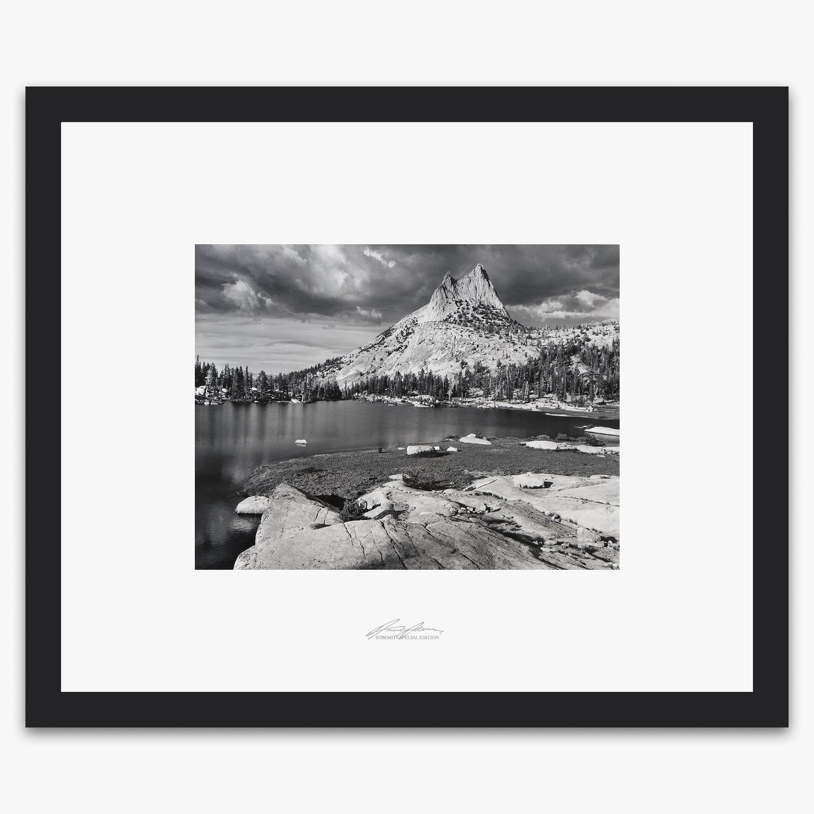 Cathedral Peak and Lake.
