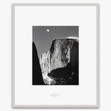 Moon and Half Dome.