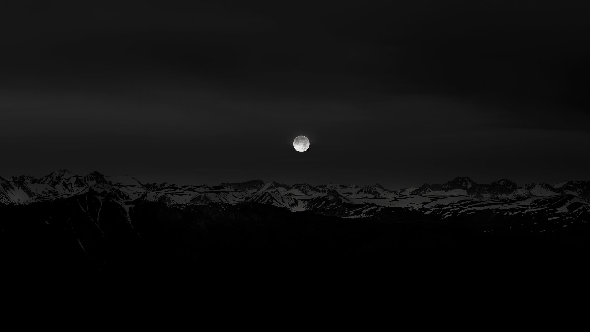Sierra Crest and Moon, from White Mountains, CA, 2019 Shop_RepArtist Jeffrey Conley