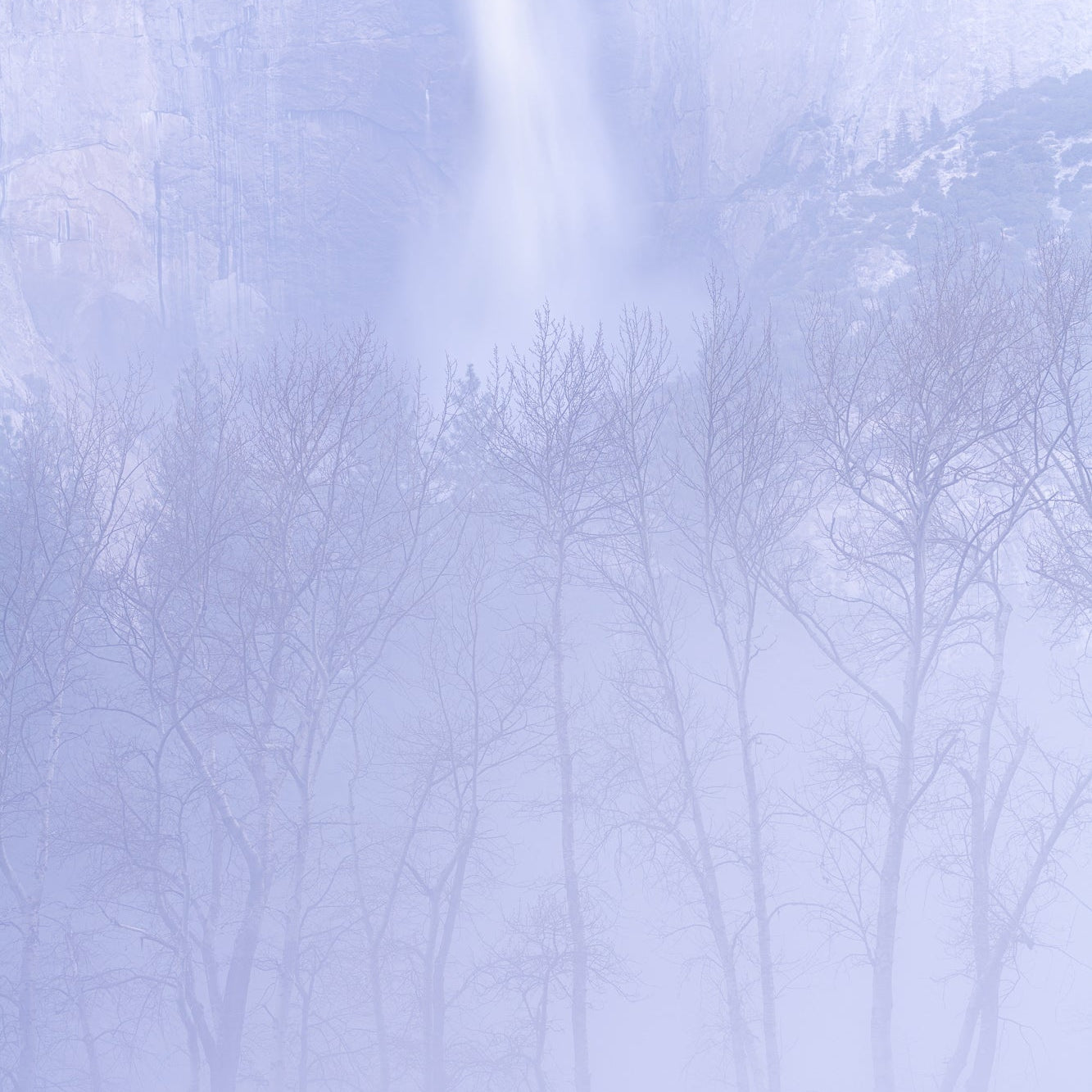 Dawn Mist and Upper Yosemite Fall, Yosemite National Park, California 2021 Shop William Neill 11"x14"