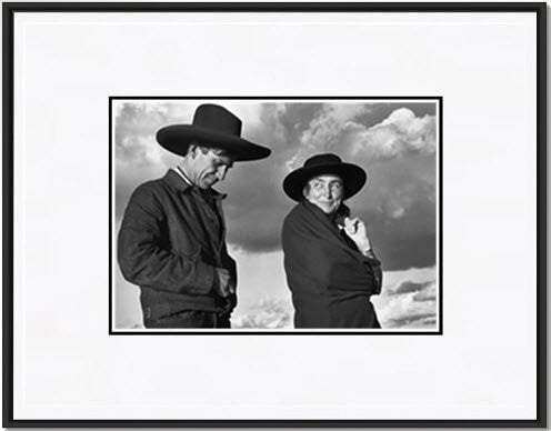 Georgia O'Keeffe and Orville Cox.