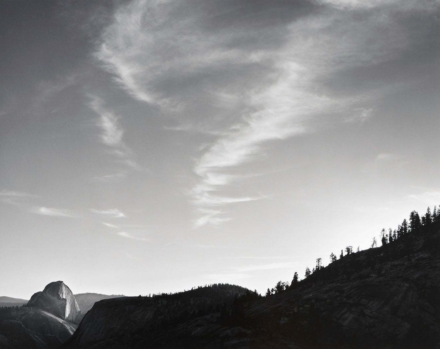 Shop Half Dome, Olmstead Point by Ansel Adams – The Ansel