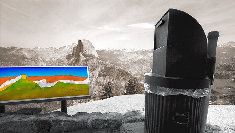 One and a Half Domes, Yosemite.