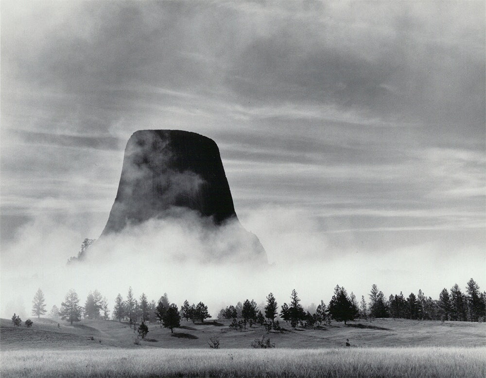 Rising Fog - Devil's Tower, WY 1988.