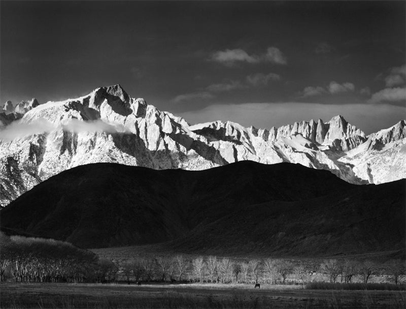 Winter Sunrise, Sierra Nevada from Lone Pine.