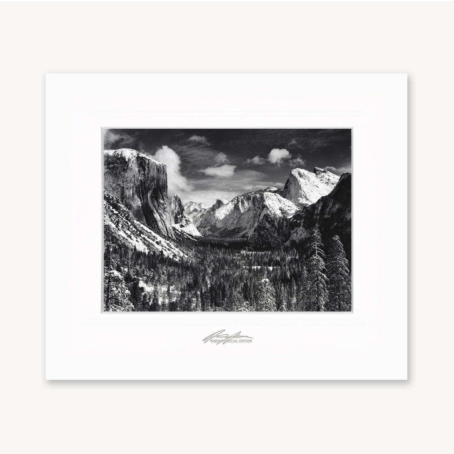 Yosemite Valley Winter.