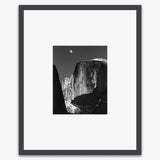 Moon and Half Dome Shop_Small_Print Ansel Adams Contrast Gray Metal 