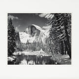 Half Dome, Merced River, Winter Original Photograph Ansel Adams 