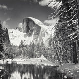 Half Dome, Merced River, Winter Original Photograph Ansel Adams 