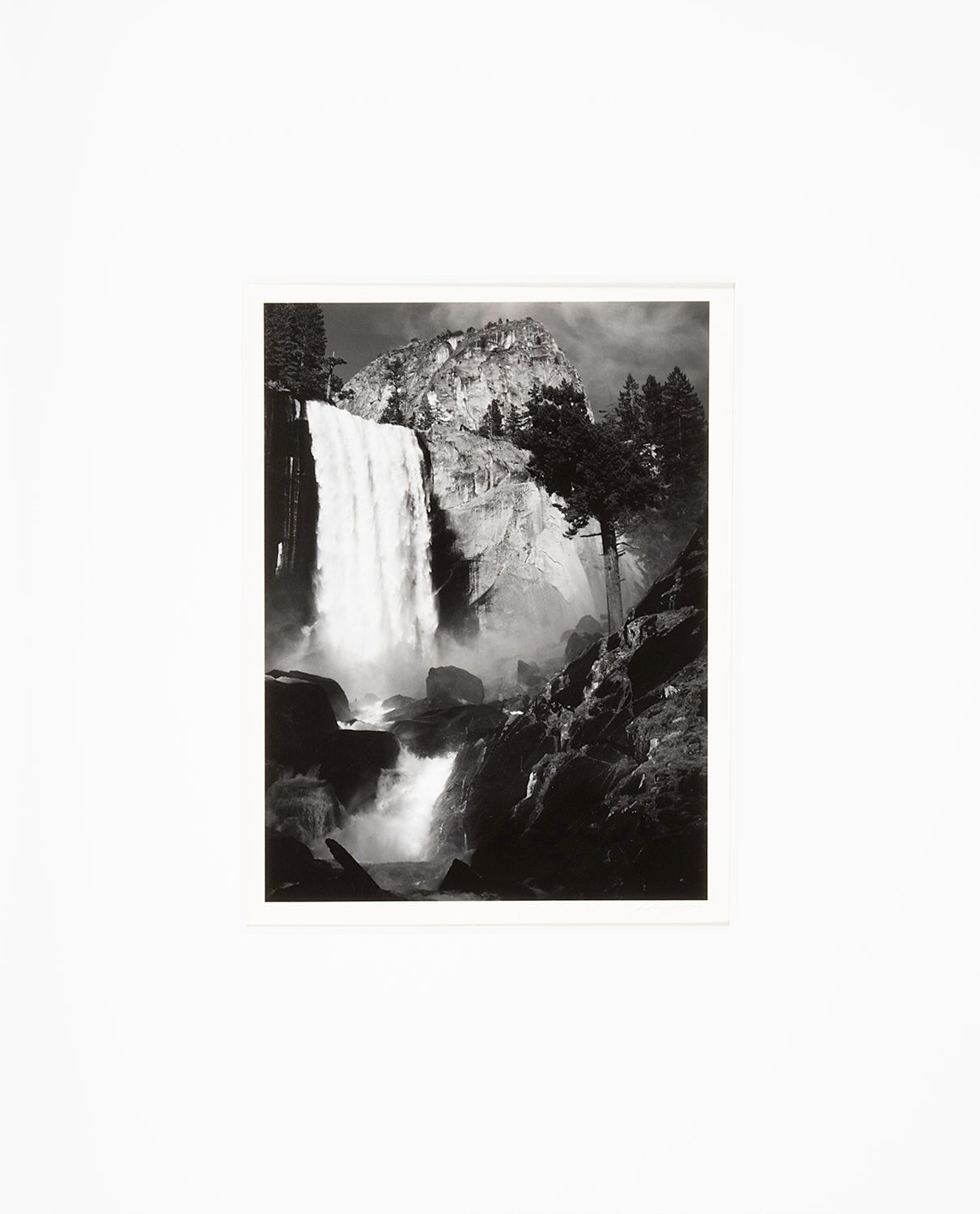 Vernal Fall Original Photograph Ansel Adams 