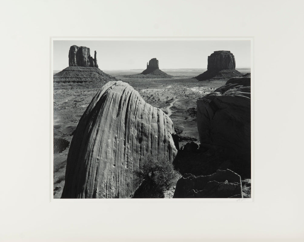 Monument Valley (boulder) Original Photograph Ansel Adams 