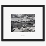 Cathedral Peak and Lake Shop_Repro_SEP The Ansel Adams Gallery Framed Standard Black Wood 