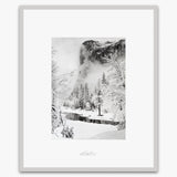 El Capitan, Winter Shop_Repro_SEP The Ansel Adams Gallery Framed Standard German Silver Metal 