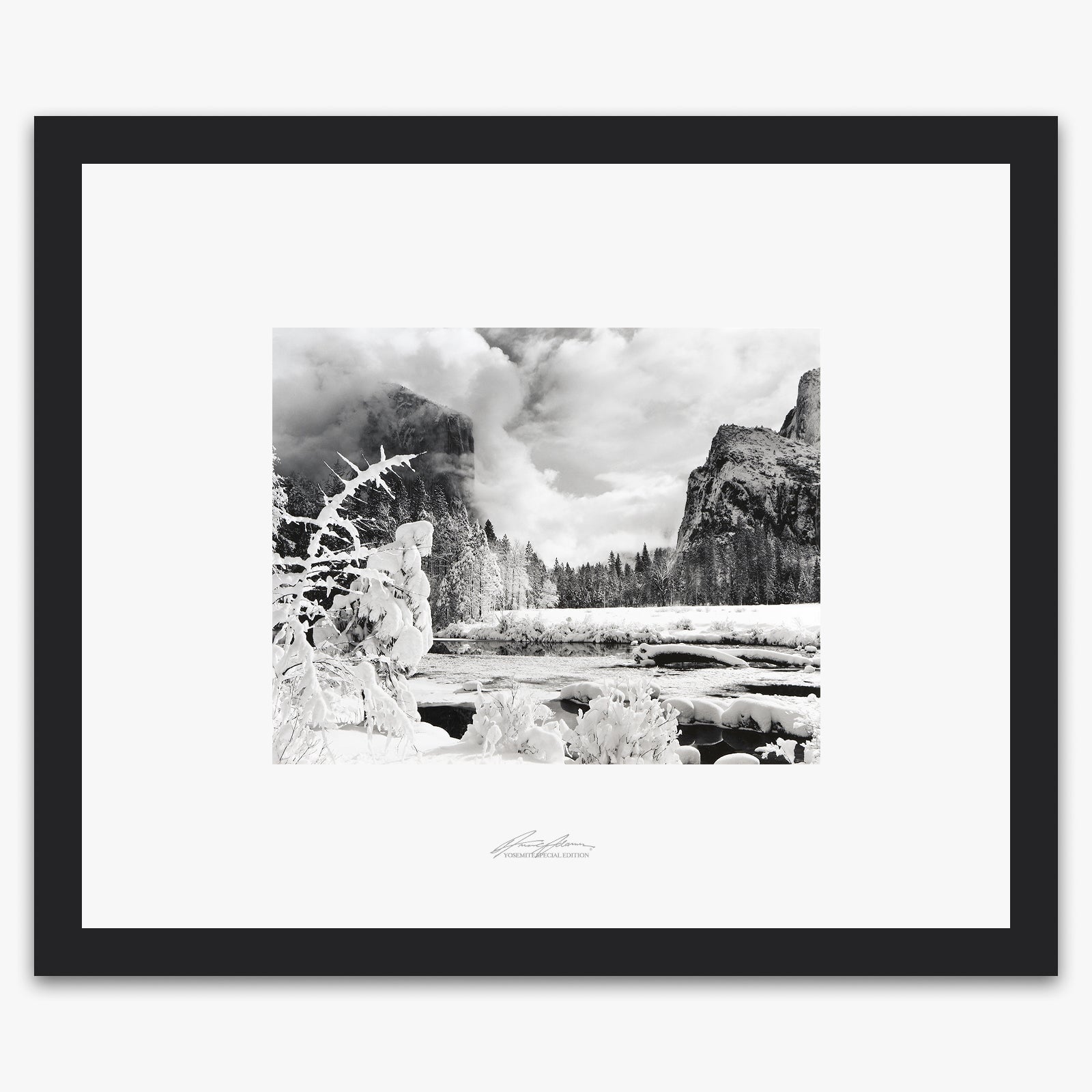 Gates of the Valley Shop_Repro_SEP The Ansel Adams Gallery Framed Standard Black Wood 