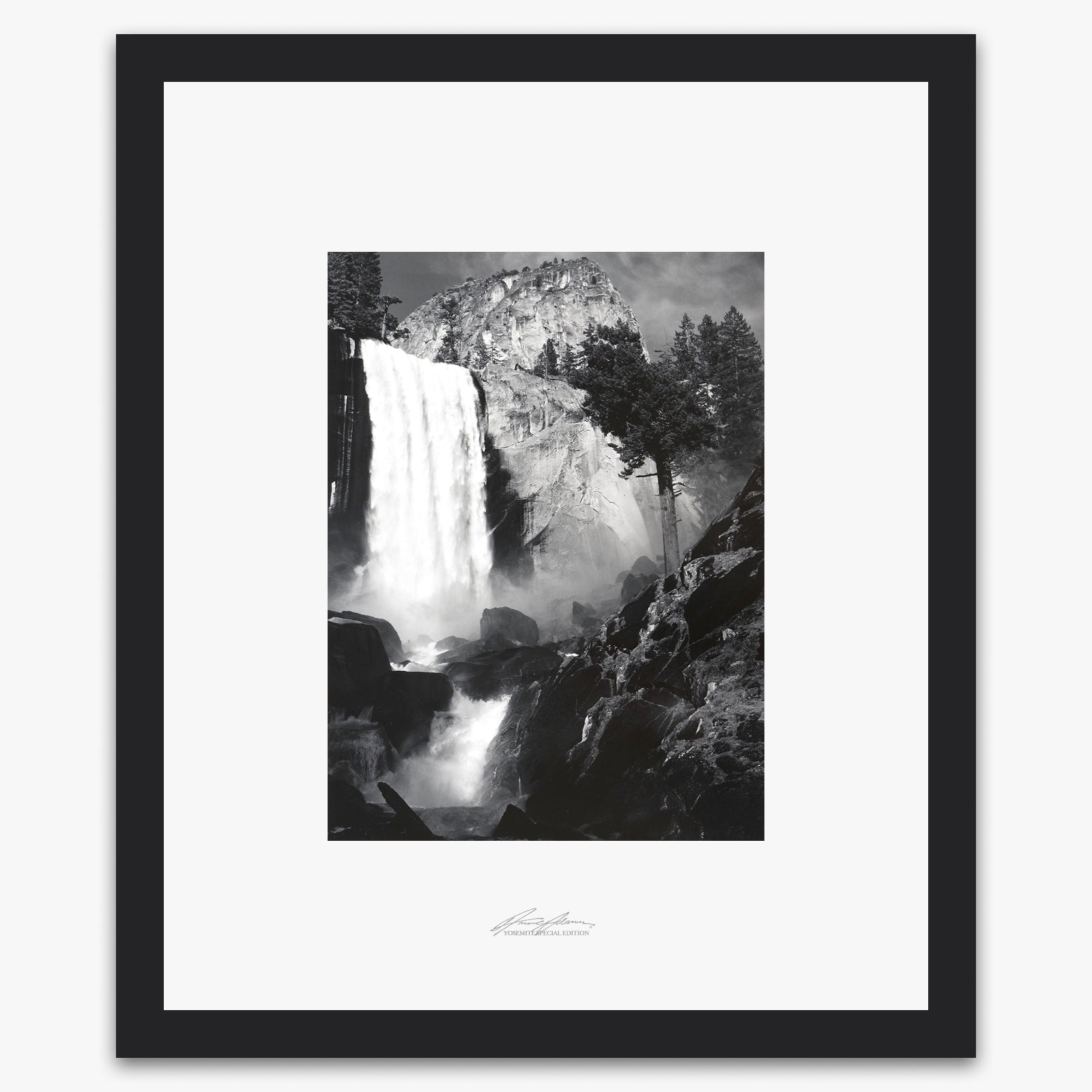 Vernal Fall Shop_Repro_SEP The Ansel Adams Gallery Framed Standard Black Wood 
