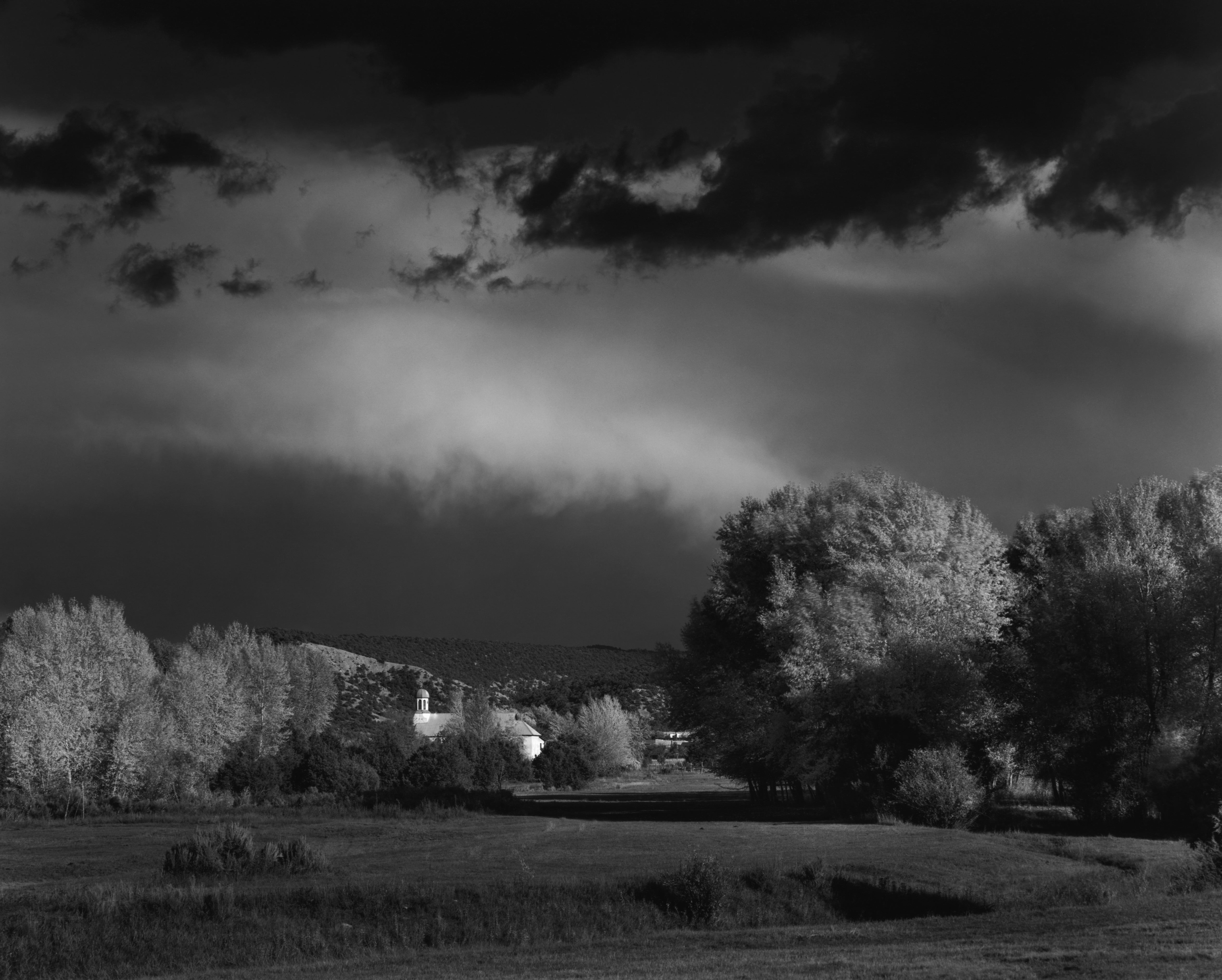 Autumn Storm, Near Las Trampas explore photographs The Ansel Adams Gallery 