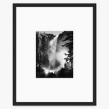 Bridalveil Fall Shop_Small_Print Ansel Adams Matte Black Metal 