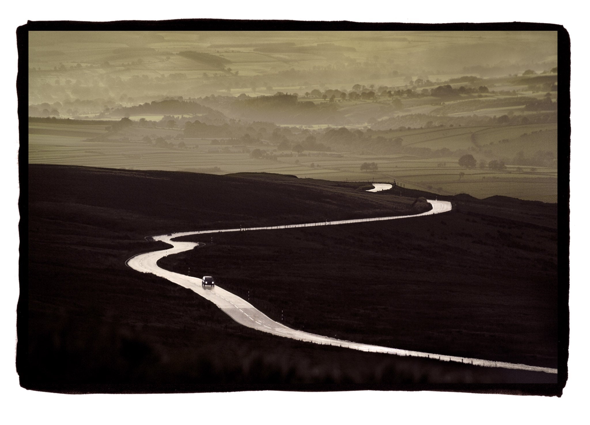 Road on Moor, Scotland Shop_Represented_Artist Dan Burkholder 