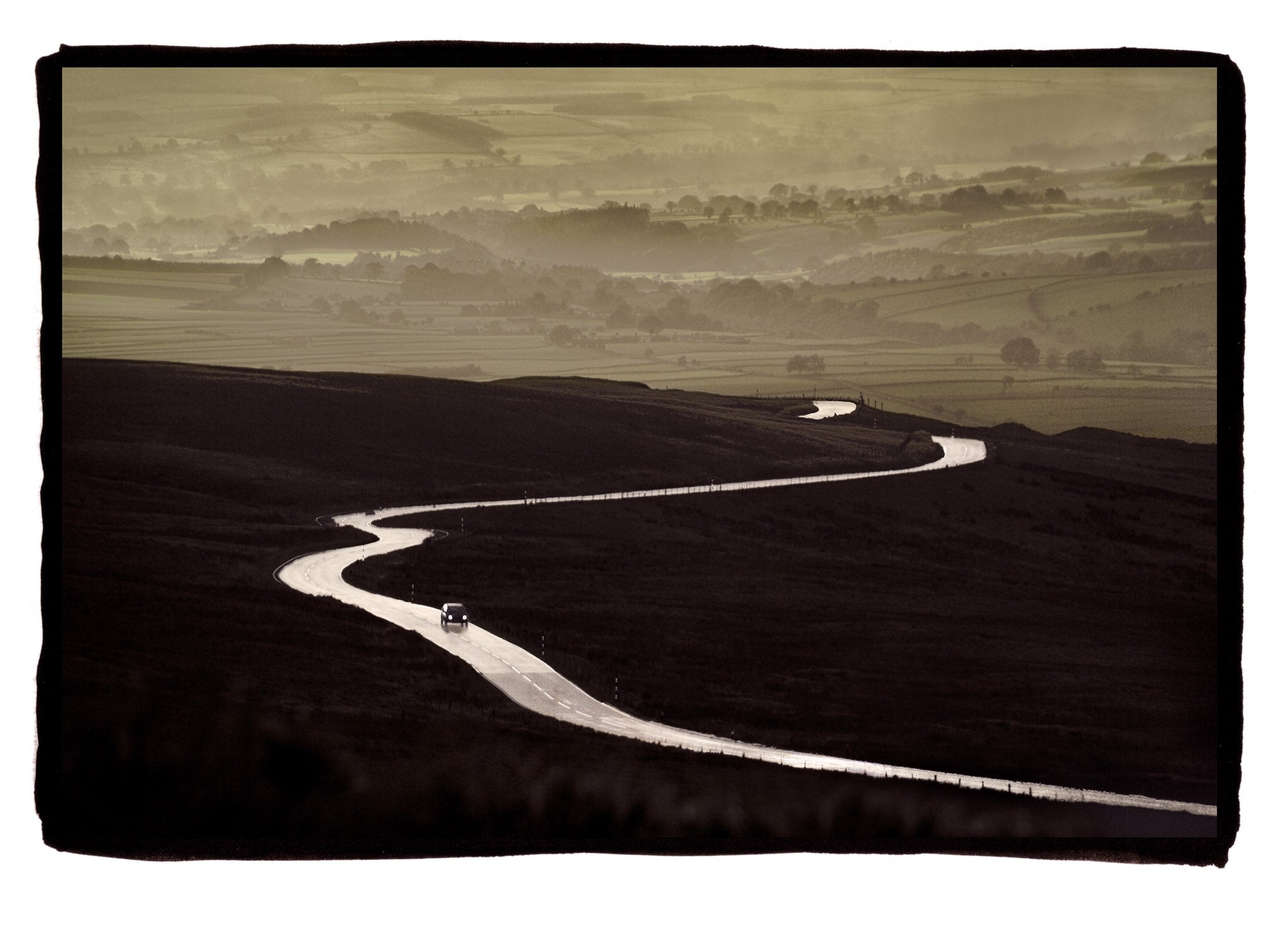 Road on Moor, Scotland Shop_Represented_Artist Dan Burkholder 