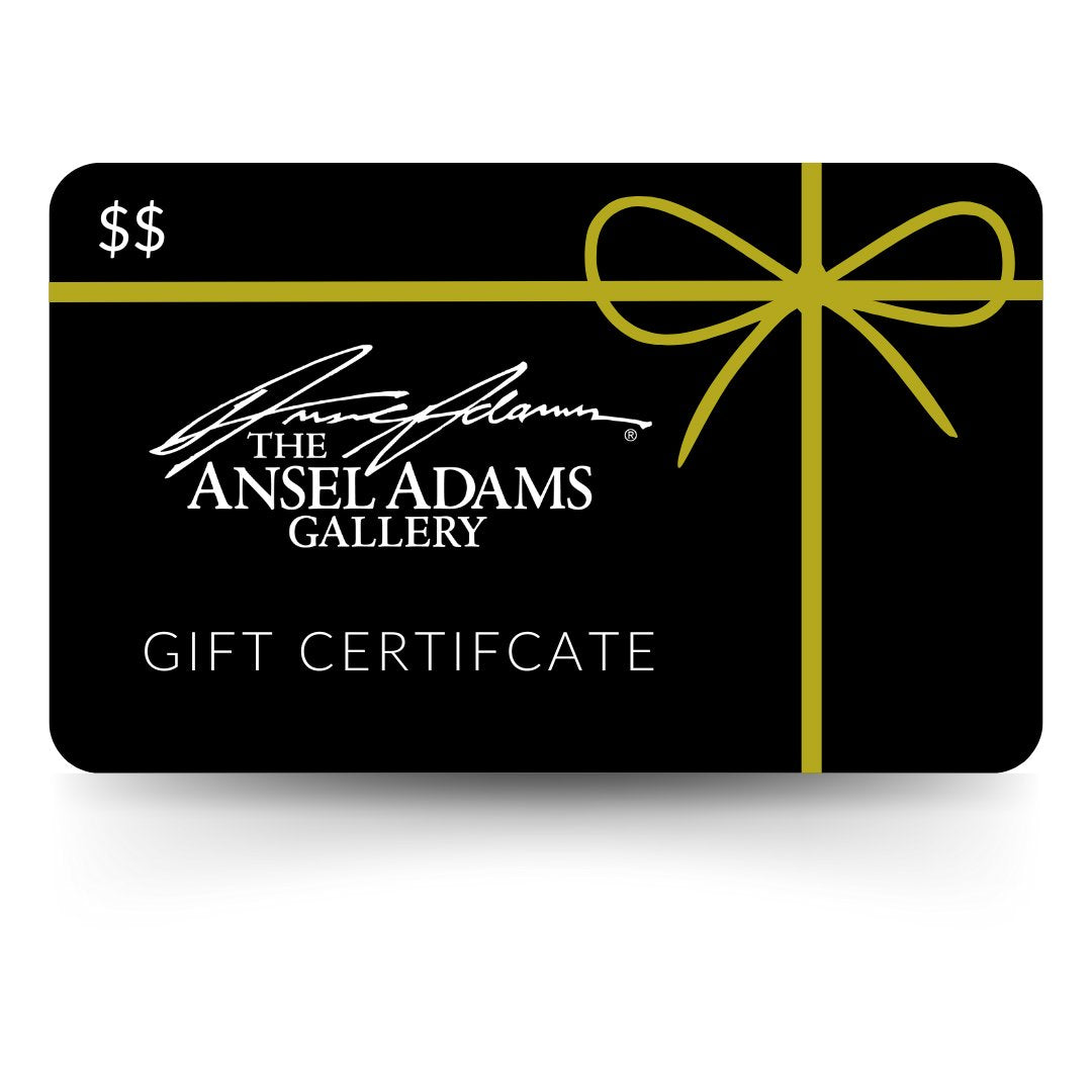 Ansel Adams Gallery Gift Card.