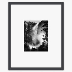 Bridalveil Fall Shop_Small_Print Ansel Adams Contrast Gray Metal 
