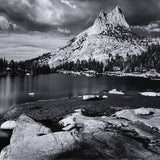 Cathedral Peak and Lake Original Photograph Ansel Adams 