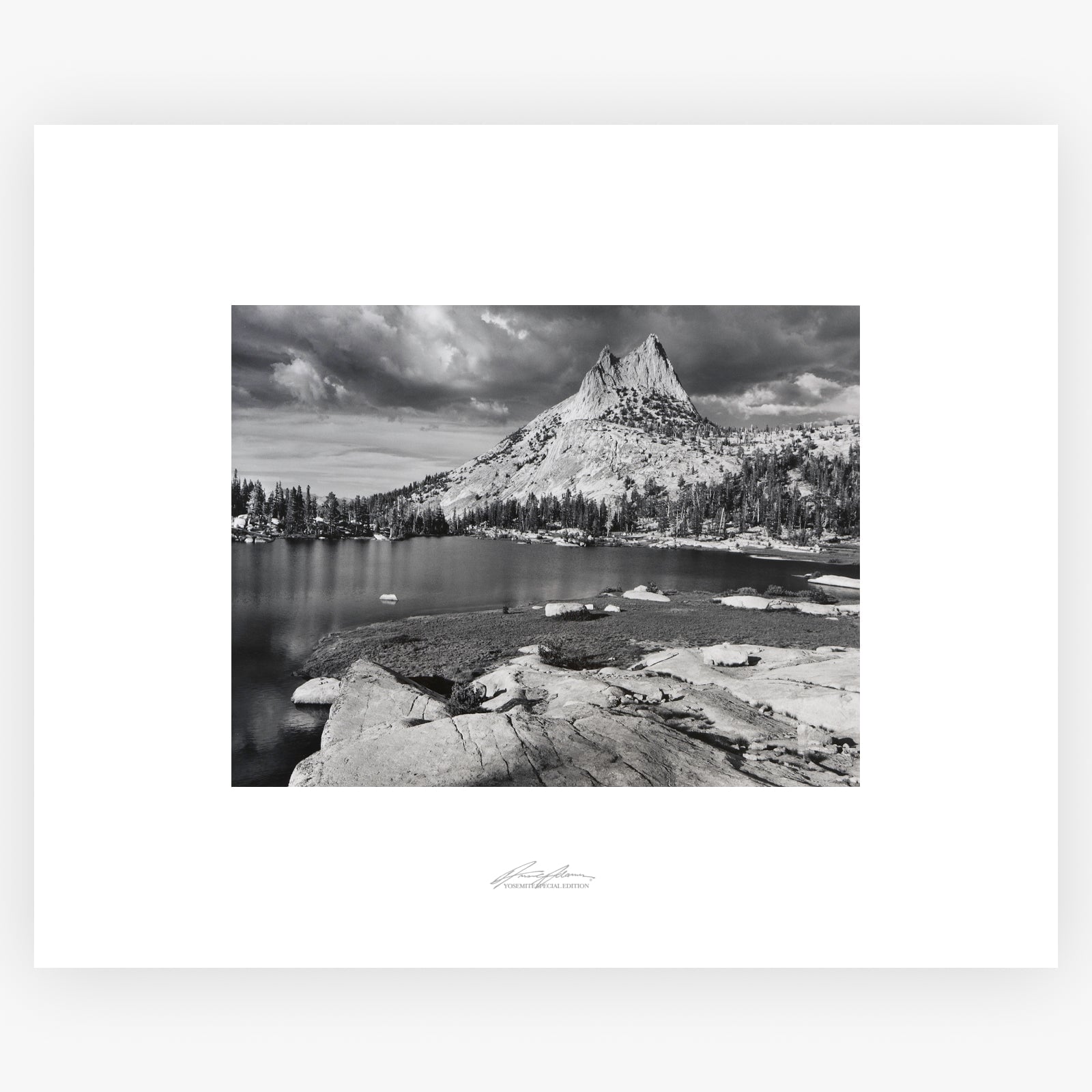 Cathedral Peak and Lake Shop_Repro_SEP The Ansel Adams Gallery Unframed No Color 