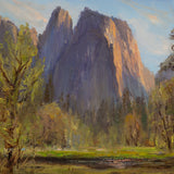 Cathedral Rocks and Woski Pond at Sunset Shop_Represented_Artist James McGrew 