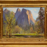 Cathedral Rocks and Woski Pond at Sunset Shop_Represented_Artist James McGrew 