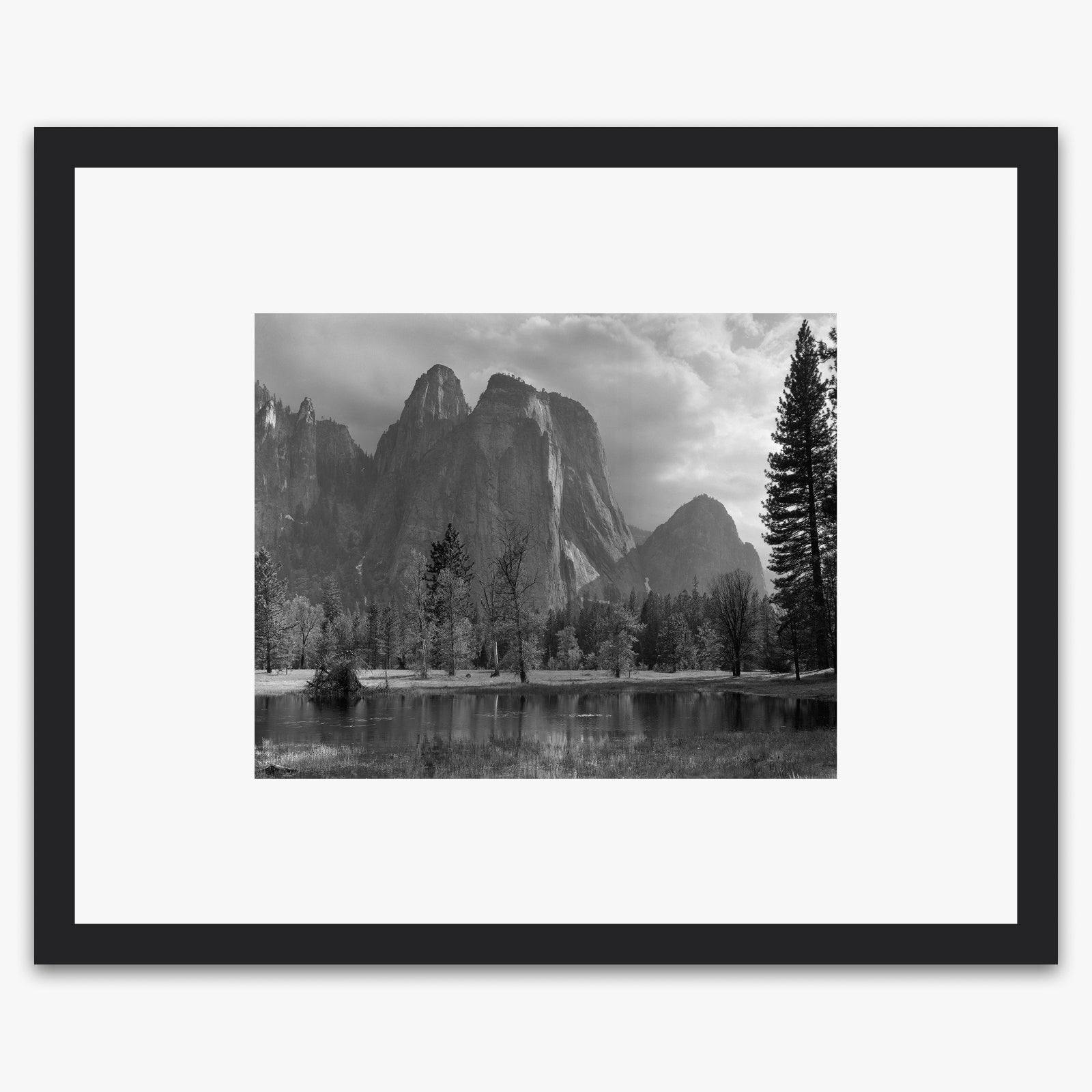 Cathedral Rocks, Yosemite Shop_Medium_Print The Ansel Adams Gallery Black Wood 