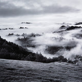 Clearing Storm, Sonoma County Hills Original Photograph Ansel Adams 
