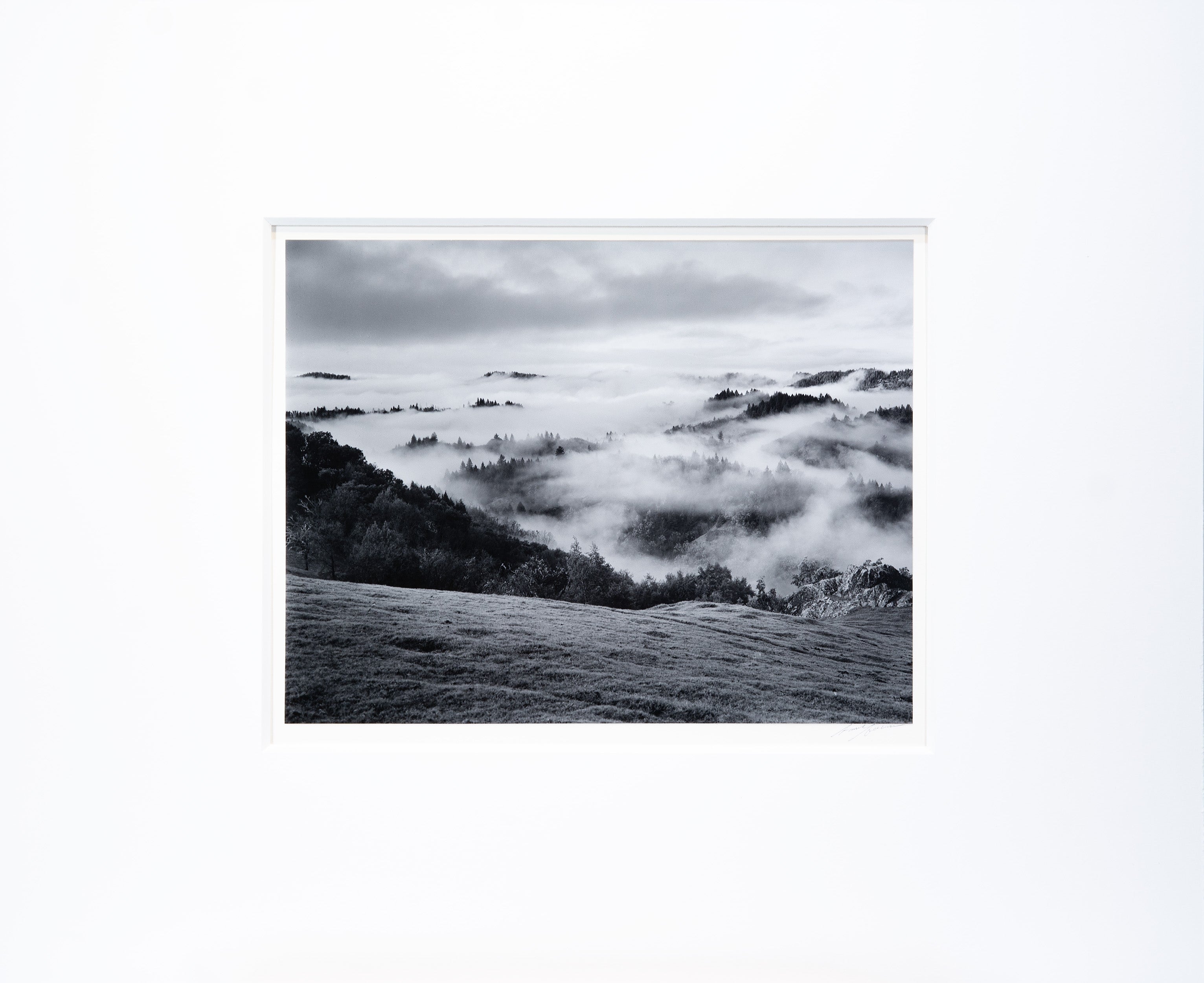 Clearing Storm, Sonoma County Hills Original Photograph Ansel Adams 