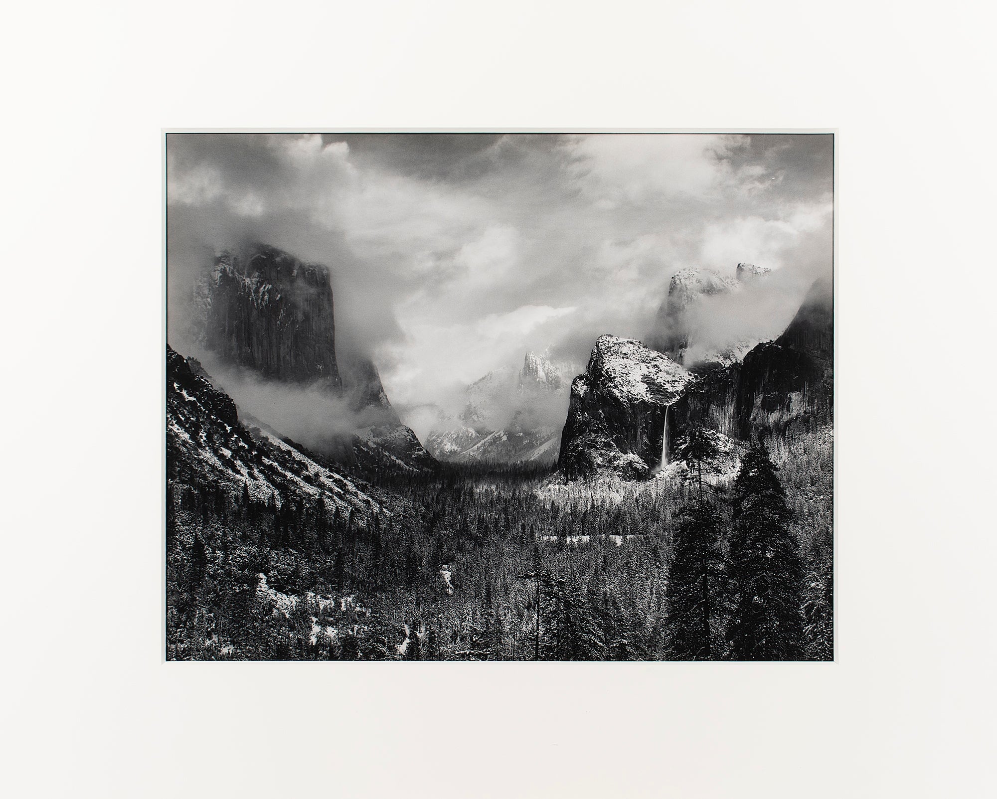 Clearing Winter Storm Original Photograph Ansel Adams 