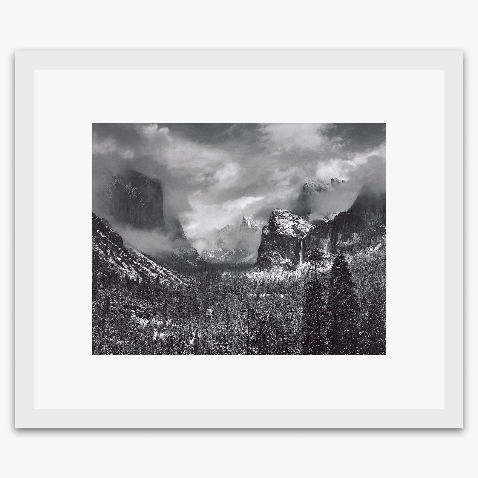 Clearing Winter Storm Shop_Repro_MR The Ansel Adams Gallery Framed Standard 20x24" White Wood