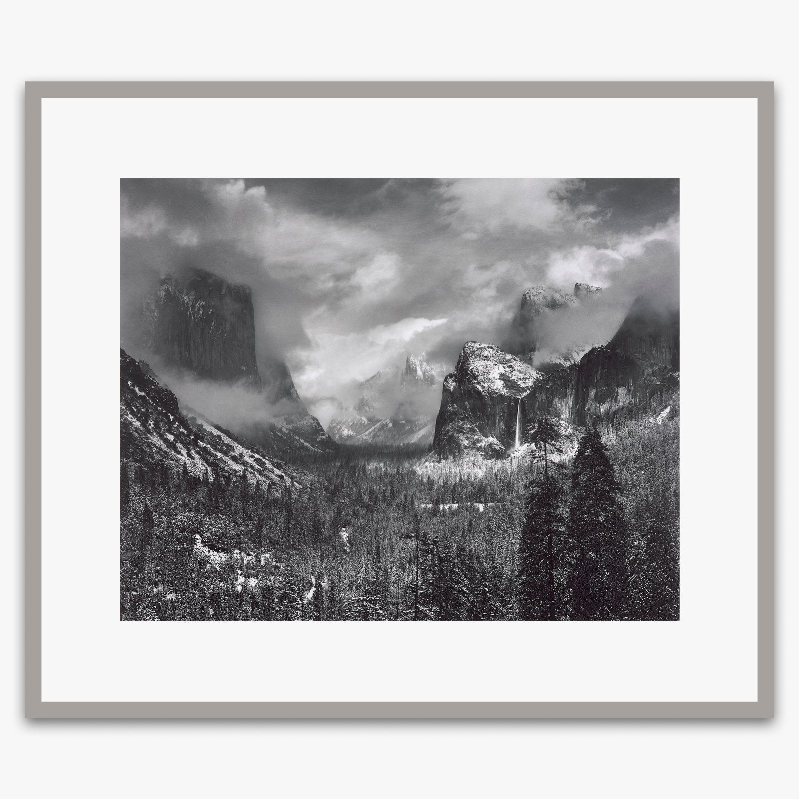 Clearing Winter Storm Shop_Repro_MR The Ansel Adams Gallery Framed Standard 24x30" Graphite Metal