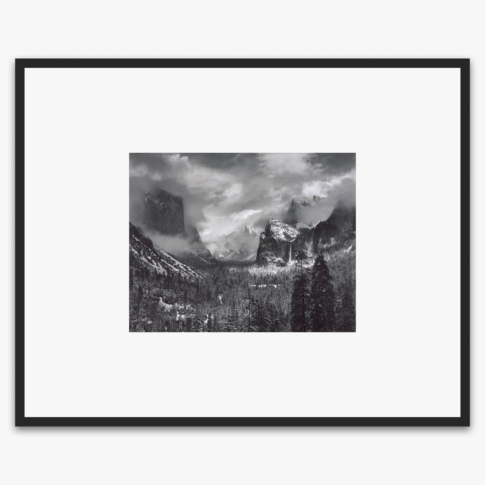 Clearing Winter Storm Shop_Repro_MR The Ansel Adams Gallery Framed Standard 8x10" Matte Black Metal