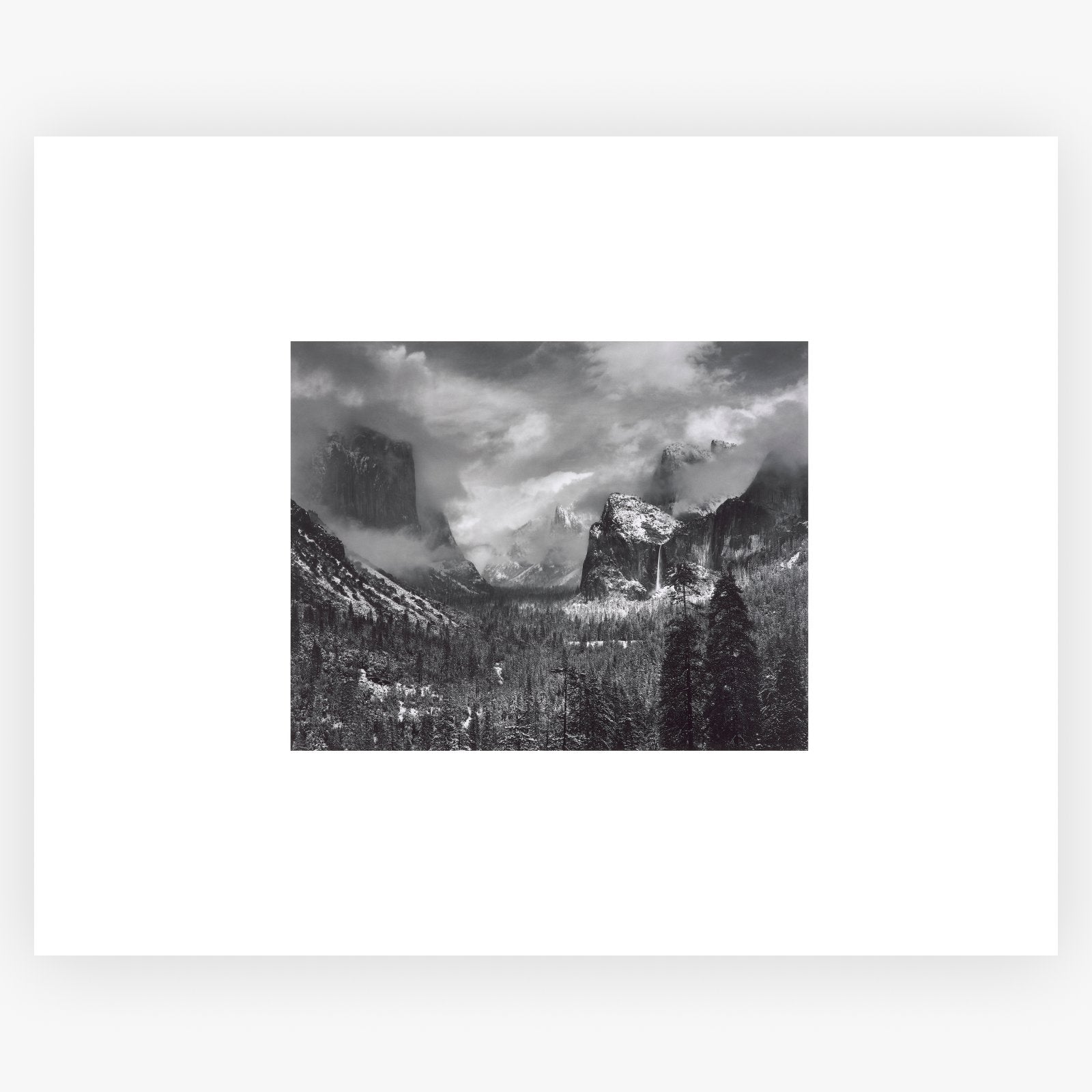 Clearing Winter Storm Shop_Repro_MR The Ansel Adams Gallery Unframed 8x10" No Color