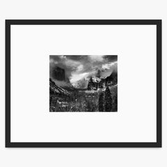 Clearing Winter Storm Shop_Small_Print Ansel Adams Matte Black Metal 