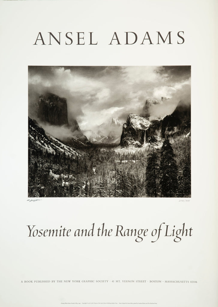 Clearing Winter Storm, Signed Deluxe Poster