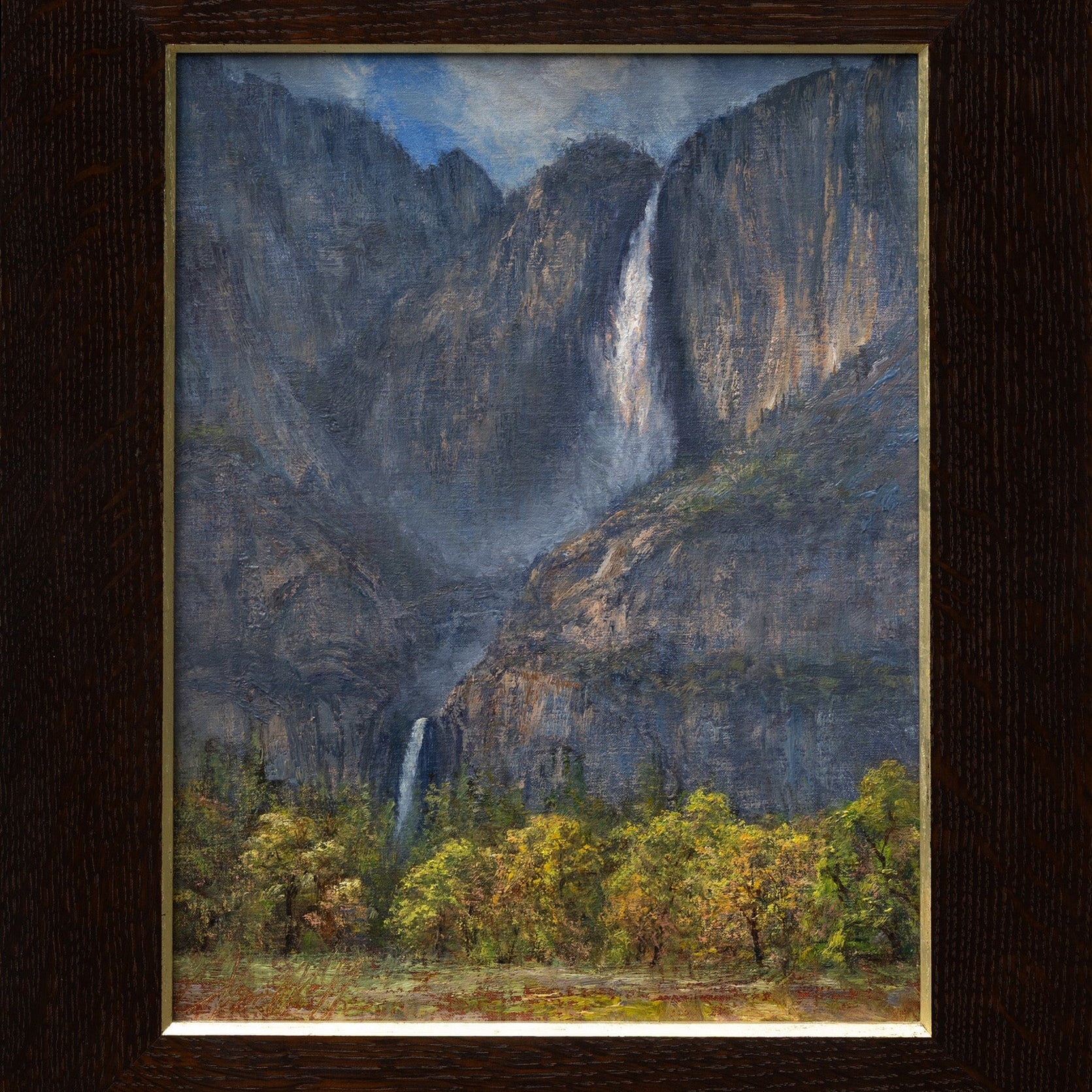 Dappled Light on Upper Yosemite Fall Shop_Represented_Artist James McGrew 