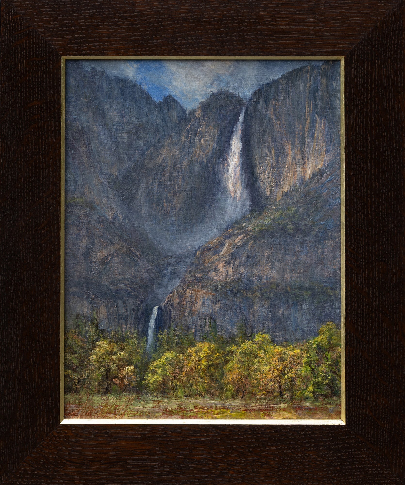 Dappled Light on Upper Yosemite Fall Shop_Represented_Artist James McGrew 