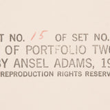 Dawn, Autumn Forest, Great Smokey Original Photograph Ansel Adams 