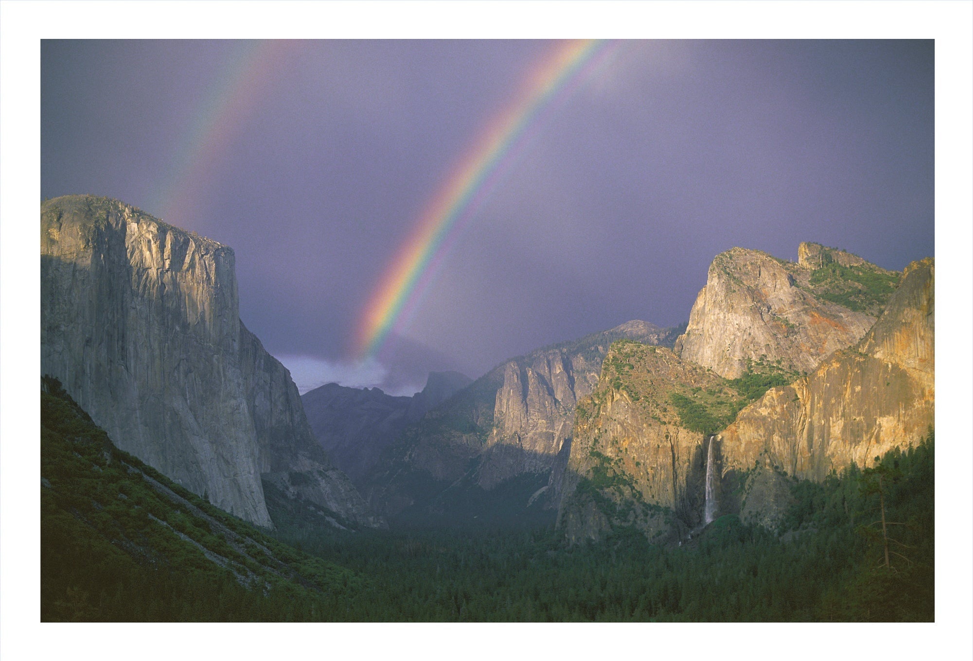 Double Rainbow, Tunnel View Shop_Represented_Artist Keith Walklet 