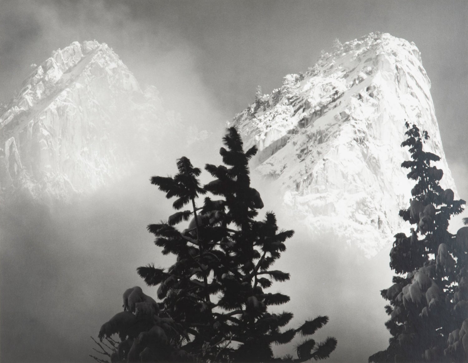 Eagle Peak and Middle Brother Original Photograph Ansel Adams 