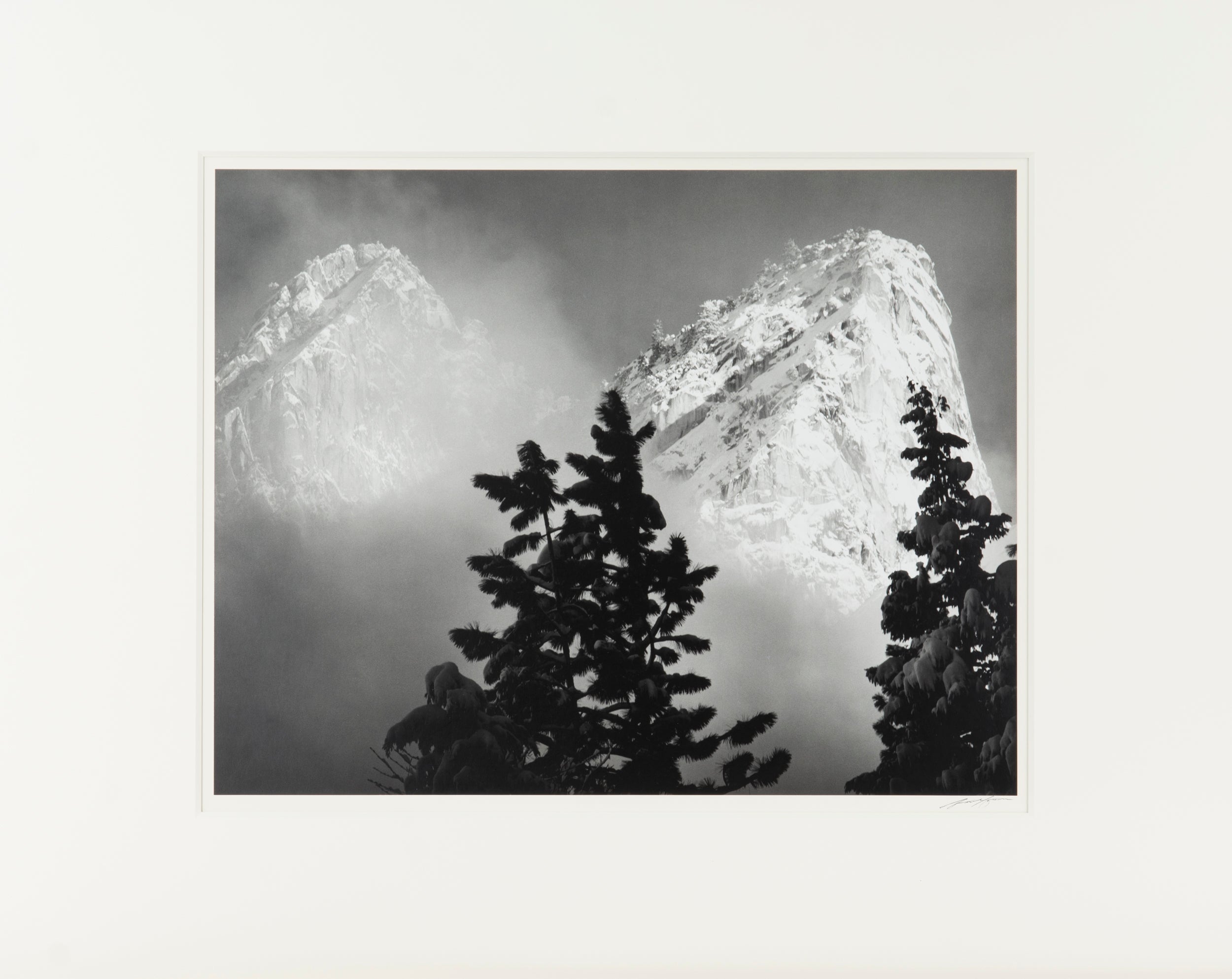 Eagle Peak and Middle Brother Original Photograph Ansel Adams 