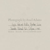 Eagle Peak and Middle Brother Original Photograph Ansel Adams 