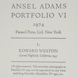 Edward Weston, Carmel Highlands Original Photograph Ansel Adams 