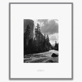 El Capitan, Merced River, Clouds Shop_Repro_SEP The Ansel Adams Gallery Framed Standard Premium Gray Welded Frame 