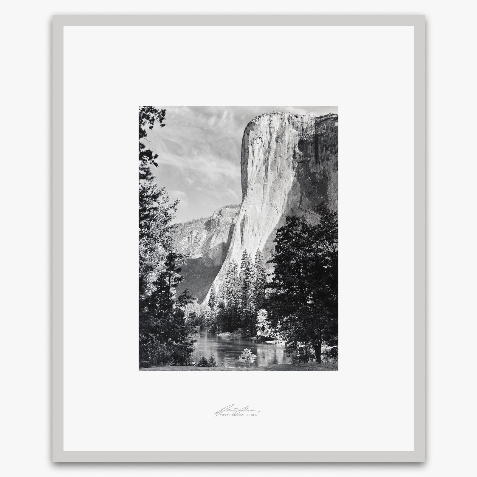 El Capitan Shop_Repro_SEP The Ansel Adams Gallery Framed Standard German Silver Metal 