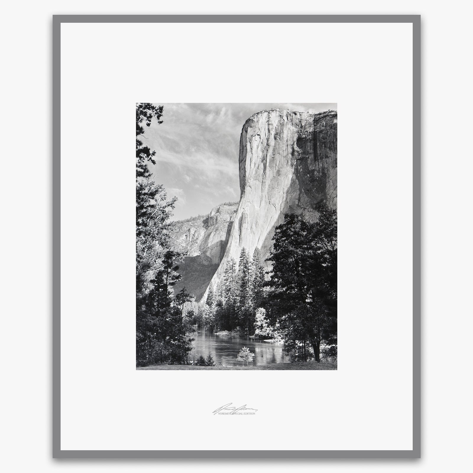 El Capitan Shop_Repro_SEP The Ansel Adams Gallery Framed Standard Premium Gray Welded Frame 